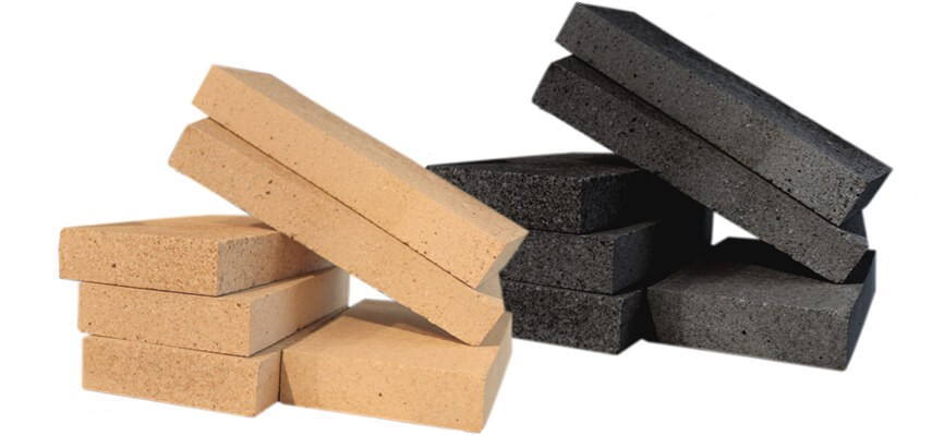 Choosing Firebricks for a Garden Fire Pit Firebricks in different colours and sizes